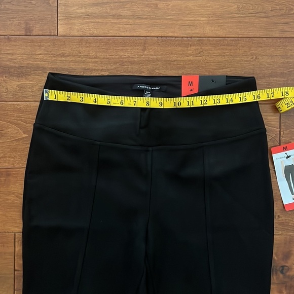 NWT Andrew Marc black Faux Suede Skinny Pants Size M - Picture 6 of 12